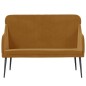 vidaXL Sitzbank Braun 110x76x80 cm Samt vidaXL Sitzbank Braun 110x76x80 cm Samt