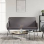 vidaXL Sitzbank Grau 110x76x80 cm Kunstleder vidaXL Sitzbank Grau 110x76x80 cm Kunstleder