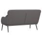 vidaXL Sitzbank Grau 110x76x80 cm Kunstleder vidaXL Sitzbank Grau 110x76x80 cm Kunstleder