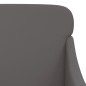 vidaXL Sitzbank Grau 110x76x80 cm Kunstleder vidaXL Sitzbank Grau 110x76x80 cm Kunstleder