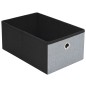 vidaXL Faltbare Sitzbank Leinenoptik 76×38×38 cm Hellgrau vidaXL Faltbare Sitzbank Leinenoptik 76×38×38 cm Hellgrau