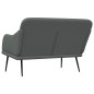 vidaXL Sitzbank Dunkelgrau 110x76x80 cm Stoff vidaXL Sitzbank Dunkelgrau 110x76x80 cm Stoff