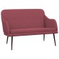 vidaXL Sitzbank Weinrot 110x76x80 cm Stoff vidaXL Sitzbank Weinrot 110x76x80 cm Stoff