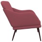 vidaXL Sitzbank Weinrot 110x76x80 cm Stoff vidaXL Sitzbank Weinrot 110x76x80 cm Stoff