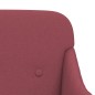 vidaXL Sitzbank Weinrot 110x76x80 cm Stoff vidaXL Sitzbank Weinrot 110x76x80 cm Stoff