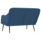 vidaXL Sitzbank Blau 110x76x80 cm Stoff vidaXL Sitzbank Blau 110x76x80 cm Stoff