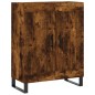 vidaXL Highboard Räuchereiche 69,5x34x180 cm Holzwerkstoff vidaXL Highboard Räuchereiche 69,5x34x180 cm Holzwerkstoff