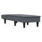 vidaXL Chaiselongue Dunkelgrau Samt vidaXL Chaiselongue Dunkelgrau Samt