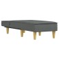 vidaXL Chaiselongue Dunkelgrau Stoff vidaXL Chaiselongue Dunkelgrau Stoff