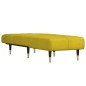 vidaXL Chaiselongue Gelb Samt vidaXL Chaiselongue Gelb Samt