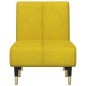 vidaXL Chaiselongue Gelb Samt vidaXL Chaiselongue Gelb Samt