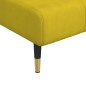 vidaXL Chaiselongue Gelb Samt vidaXL Chaiselongue Gelb Samt