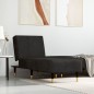vidaXL Chaiselongue Schwarz Samt vidaXL Chaiselongue Schwarz Samt