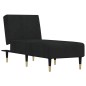 vidaXL Chaiselongue Schwarz Samt vidaXL Chaiselongue Schwarz Samt