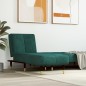 vidaXL Chaiselongue Dunkelgrün Samt vidaXL Chaiselongue Dunkelgrün Samt