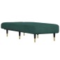 vidaXL Chaiselongue Dunkelgrün Samt vidaXL Chaiselongue Dunkelgrün Samt