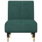 vidaXL Chaiselongue Dunkelgrün Samt vidaXL Chaiselongue Dunkelgrün Samt