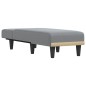vidaXL Chaiselongue Hellgrau Stoff vidaXL Chaiselongue Hellgrau Stoff