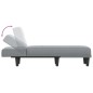 vidaXL Chaiselongue Hellgrau Stoff vidaXL Chaiselongue Hellgrau Stoff