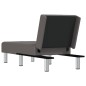 vidaXL Chaiselongue Grau Kunstleder vidaXL Chaiselongue Grau Kunstleder