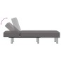 vidaXL Chaiselongue Grau Kunstleder vidaXL Chaiselongue Grau Kunstleder