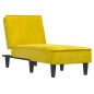 vidaXL Chaiselongue Gelb Samt vidaXL Chaiselongue Gelb Samt