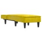 vidaXL Chaiselongue Gelb Samt vidaXL Chaiselongue Gelb Samt