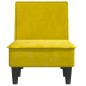 vidaXL Chaiselongue Gelb Samt vidaXL Chaiselongue Gelb Samt