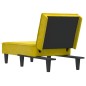 vidaXL Chaiselongue Gelb Samt vidaXL Chaiselongue Gelb Samt