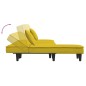 vidaXL Chaiselongue Gelb Samt vidaXL Chaiselongue Gelb Samt