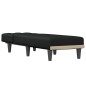 vidaXL Chaiselongue Schwarz Stoff vidaXL Chaiselongue Schwarz Stoff