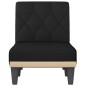 vidaXL Chaiselongue Schwarz Stoff vidaXL Chaiselongue Schwarz Stoff