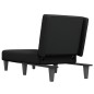 vidaXL Chaiselongue Schwarz Stoff vidaXL Chaiselongue Schwarz Stoff
