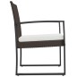 vidaXL Garten-Esszimmerstühle 2 Stk. Schwarz PP-Rattan vidaXL Garten-Esszimmerstühle 2 Stk. Schwarz PP-Rattan