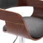 vidaXL Barhocker Sperrholz und Grauer Stoff vidaXL Barhocker Sperrholz und Grauer Stoff