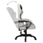 vidaXL Gaming-Stuhl mit RGB LED-Leuchten Weiß und Schwarz Kunstleder vidaXL Gaming-Stuhl mit RGB LED-Leuchten Weiß und Schwarz Kunstleder