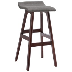 vidaXL Barhocker Dunkelgrau Stoff