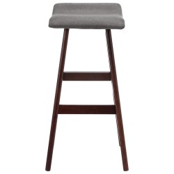 vidaXL Barhocker Dunkelgrau Stoff