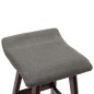 vidaXL Barhocker Dunkelgrau Stoff vidaXL Barhocker Dunkelgrau Stoff