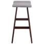 vidaXL Barhocker Taupe Stoff vidaXL Barhocker Taupe Stoff