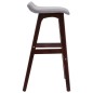 vidaXL Barhocker Taupe Stoff vidaXL Barhocker Taupe Stoff
