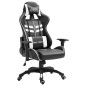 vidaXL Gaming-Stuhl Weiß Kunstleder vidaXL Gaming-Stuhl Weiß Kunstleder