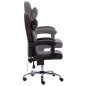 vidaXL Massage-Bürostuhl Braun Kunstleder vidaXL Massage-Bürostuhl Braun Kunstleder
