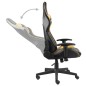 vidaXL Gaming-Stuhl Drehbar Golden PVC vidaXL Gaming-Stuhl Drehbar Golden PVC