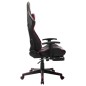 vidaXL Gaming-Stuhl mit Fußstütze Schwarz und Weinrot Kunstleder vidaXL Gaming-Stuhl mit Fußstütze Schwarz und Weinrot Kunstleder