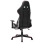 vidaXL Gaming-Stuhl mit Fußstütze Schwarz und Weinrot Kunstleder vidaXL Gaming-Stuhl mit Fußstütze Schwarz und Weinrot Kunstleder