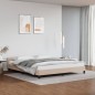 vidaXL Bettgestell mit Kopfteil Cappuccino-Braun 180x200 cm Kunstleder vidaXL Bettgestell mit Kopfteil Cappuccino-Braun 180x200 cm Kunstleder