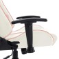 vidaXL Gaming-Stuhl Weiß und Rosa Kunstleder vidaXL Gaming-Stuhl Weiß und Rosa Kunstleder