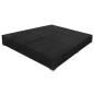 vidaXL Outdoor-Loungebett mit Sonnenschirm Poly Rattan Schwarz vidaXL Outdoor-Loungebett mit Sonnenschirm Poly Rattan Schwarz