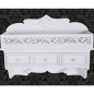 vidaXL Wandgarderobe mit 3 Schubladen 2 Kleiderhaken vidaXL Wandgarderobe mit 3 Schubladen 2 Kleiderhaken